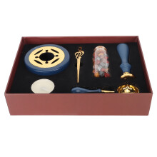 Vintage Wachssiegel-Set, eleganter Wachssiegelwärmer mit präzise gefertigtem Zubehör für vielseitige künstlerische Projekte