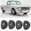 Trailing Arm Coil Spring Retainers Set for Chevy C10  4 Pieces 1