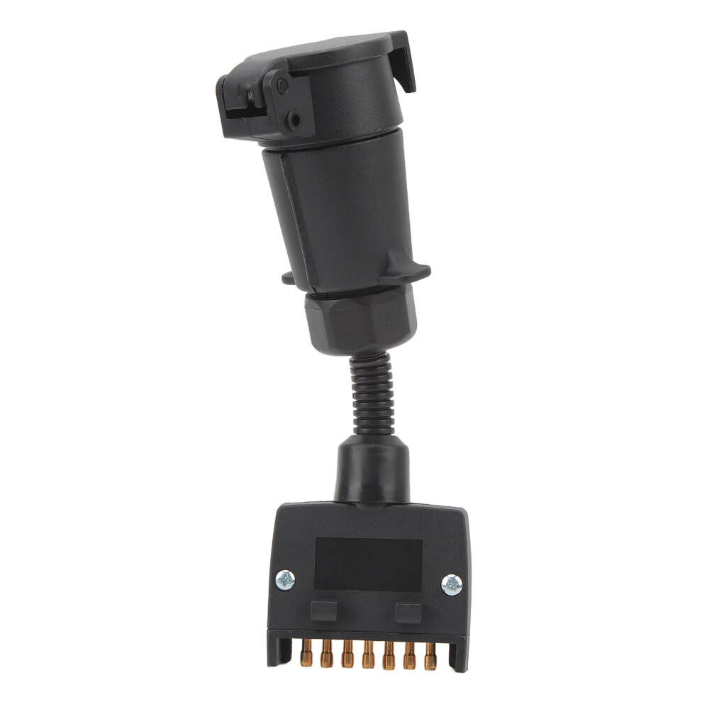 Trailer Connector Adapter Flat Male Trailer Plug Australian Standard Durable Brass And Plastic Housing Quality Plastic Material For Caravans Trailers 9423501482624