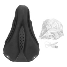 Cuscino per sella da bicicletta, comodo coprisella imbottito in gel, imbottitura ergonomica in memory foam con tessuto traspirante per ciclismo