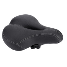 Bike Saddle Cushion for Road and Mountain, Shock-Absorbing Design Waterproof Bike Seat with LED Tail Light, Nighttime Safety Ergonomic Seat Pad with N