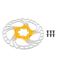 Disque de frein pour vélo avec conception flottante, construction en acier inoxydable et aluminium aéronautique pour système de freinage de VTT,