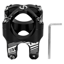 High-Strength Aluminum Alloy Bike Stem, Waterproof Rust Proof 35Mm Short Handlebar Mountain Bike Stem for Most Bicycle, Lightweight Hollow Design for