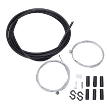 Kit guaina per cavo cambio bicicletta, universale, resistente al calore e alla ruggine, con cavo freno e guaina regolabili per mountain bike e bici