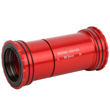 Fietstrapas voor fietsliefhebbers, hoogwaardige BB30-lager met aluminium schroefdraad, afgedicht, geluidsarm, geen piepen, precisiebewerking, robuust