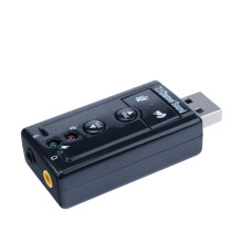 Carte son USB 2.0, adaptateur audio externe avec son surround virtuel 7.1 canaux 3D et prise en charge du microphone, pour PC, ordinateur portable et