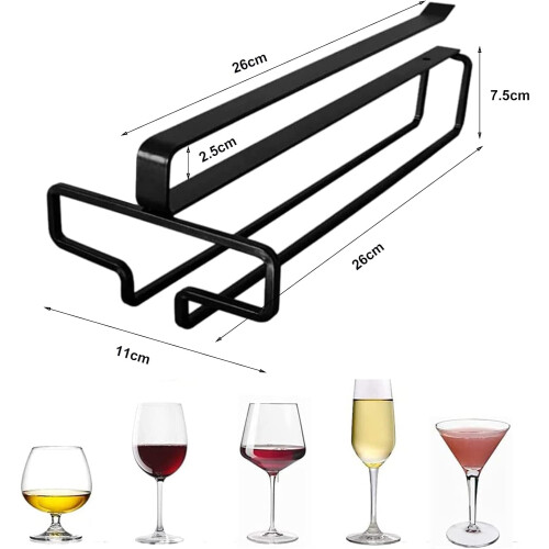 Under-Cabinet Wine Glass Rack: A Stylish And Practical Solution For Your Stemware Needs 1