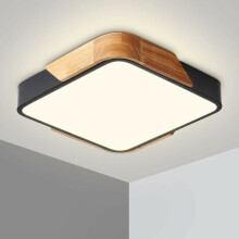 Deckeneinbauleuchte mit integrierter, dimmbarer LED-Lampe, minimalistischem, quadratischem Design für vielfältige Einsatzmöglichkeiten, einfache