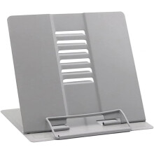 Supporto da scrivania ergonomico per libri, lettore multifunzione con supporto in metallo resistente, supporto pieghevole portatile con superficie