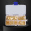 150 Pcs Cable Ring Terminal Ring Cable Lugs Copper Lugs Ring Terminals Connectors Brass Crimp Cable Wire Terminals 5