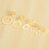 150 Pcs Cable Ring Terminal Ring Cable Lugs Copper Lugs Ring Terminals Connectors Brass Crimp Cable Wire Terminals 6