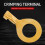 150 Pcs Cable Ring Terminal Ring Cable Lugs Copper Lugs Ring Terminals Connectors Brass Crimp Cable Wire Terminals 2