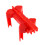 Valve Locking, Adjustable  Valve Locking Device, Small, for 1/2Inch-2-1/2Inch Outer Pipe Diameter, Red 6