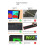 Car LED Screen Signage Flexible Display Scrolling Information Advertising Light Board Rear Window Animation Panel,B 6