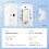 Tuya  WiFi Fan Light  Touch Wall Panel Voice Timer Control APP Remote Control Work for Alexa  Home A 7