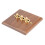 Retro American Industrial Style Light  Socket, Solid Wood Brass Toggle  Plate(3 Open) 4
