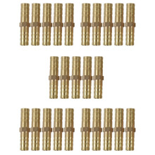 25Pcs 8mm Inner dia Air Gas Straight Hose Pipe Barb Coupler