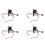 4X DC7.2-24V Electric Drill  Cordless Drill Speed Control Button Trigger Light Power Tool Parts for 1