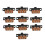 60Pcs High Knob 6 Pin 3 Position DPDT Panel Slide  0.5A 50V 5