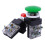 4X Red Green AC 250V 6A DPST Momentary Mushroom  Push Button 2