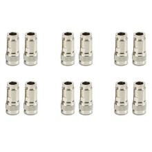 12 Pcs N Type Male Clamp RG8 LMR400 RG165 RG213 7D-FB RF Coaxial Connector