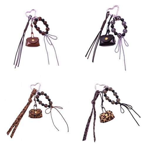 Porte-clés imprimé léopard, accessoire-Lumière à imprimé léopard 1
