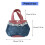 Tasche im koreanischen Stil mit süßem-Hellblaue Schleife 4