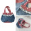 Elegant Lace Accent Top Handle Bag Unique-Light blue bow 3