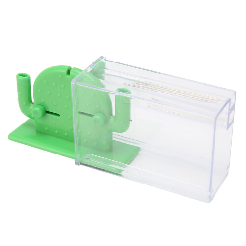 Double Headed Needle Threader Green with 10 Needles, 4.7x7.2cm