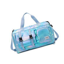 Simple Gym Bag Large Capacity Travel Bag Luggage Bag-Sky Blue