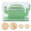 Double Headed Needle Threader Green with 10 Needles, 4.7x7.2cm 16