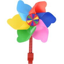 Colorful Windmill Decoration Cheerful Pvc Windmill For Kids Bikes And Scooters Unique Windactivated Spinning Toy Easy Installation Smooth Surface