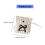 Multipurpose Embroidery Bows Makeup Pouch For-Big black bow 4