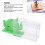 Double Headed Needle Threader Green with 10 Needles, 4.7x7.2cm 7
