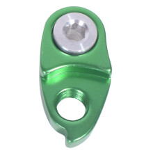 Bike Rear Derailleur Hanger Extension, Metallic Change Color Aluminum Alloy Gear Tail Hook Extender Frame for Mountain and Road Bikes Compatible with