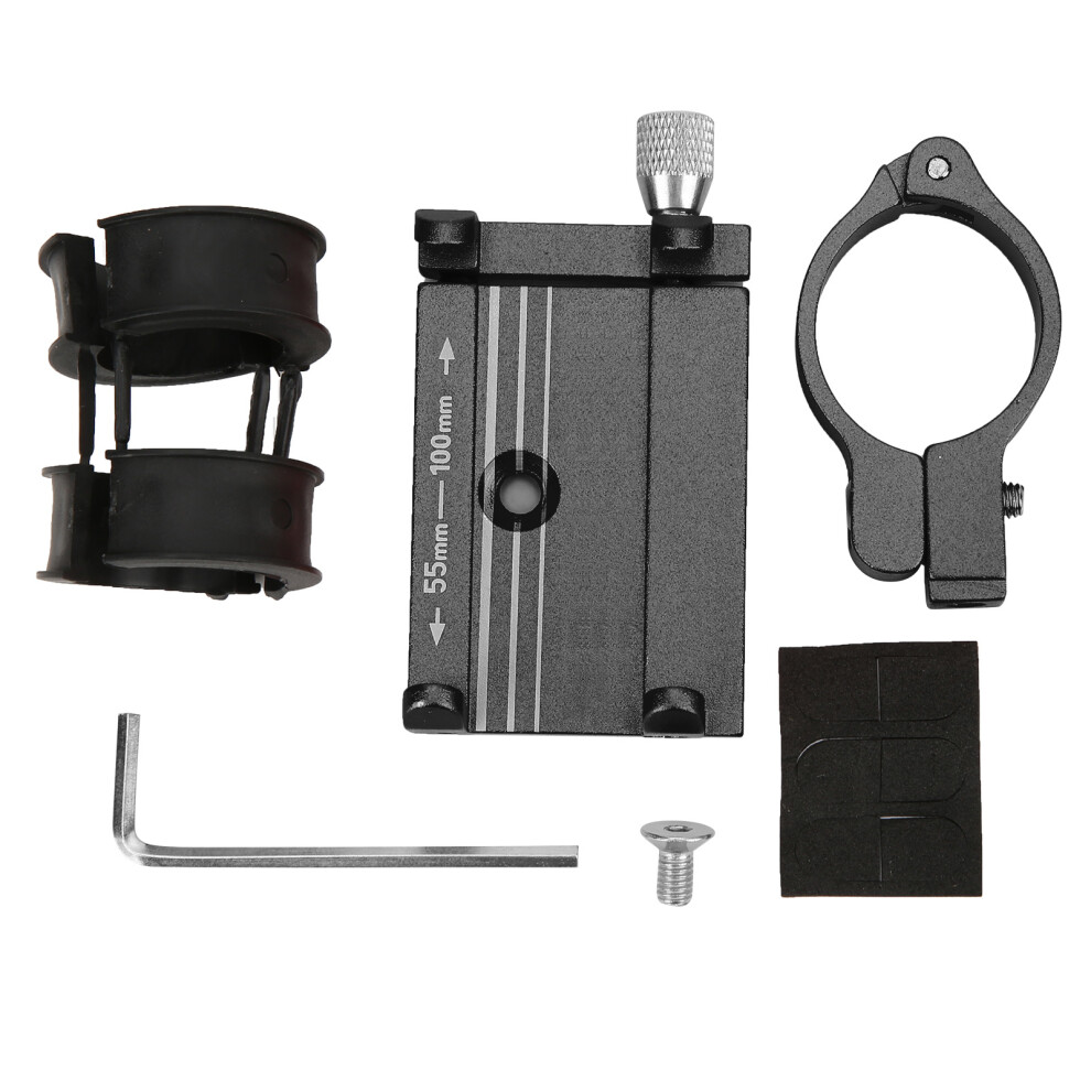 Bike Phone Mount Holder Aluminum Alloy Universal Cell Phone Mount For Handlebar Mounted Adjustable Width Easy Installation, Fits 3.5 To 6.2 Inch Mobil 9093122750039