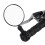 Rotatable Bicycle Rearview Mirror for Handlebar, Black, 7.5cm 10