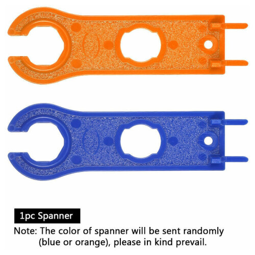 Solar Panel Connector Assemblage, IP67 Waterproof & Dustproof, Tin-Plated Copper for Solid Connections & UV Endurance 1