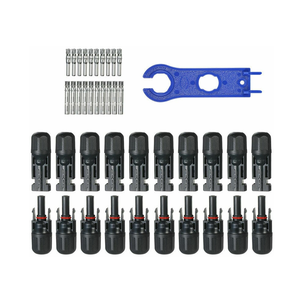 Solar Panel Connector Collection, Reliable Tin-Plated Copper Conductive Pins, Quick Assembly & Disconnection For Seamless Solar System Integration 9173940298248