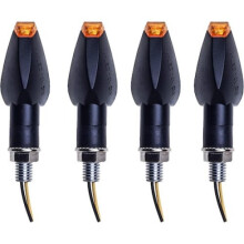 Motorradblinker, extra helle gelbe Lichter für optimale Sichtbarkeit, kompatibel mit Roller, Quad, Cruiser, Harley-Davidson, Kawasaki, Yamaha und