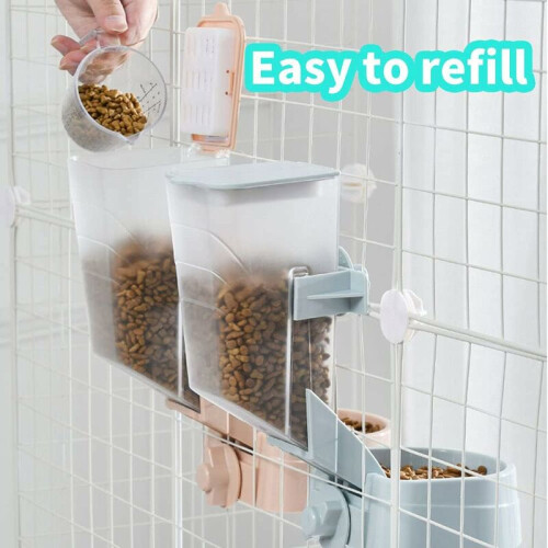 Automatic Pet Feeder, Gravity Flow Technology for Quiet, Easy Installation & Maintenance, Hanging Self-Dispensing Design, Environmental 2