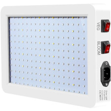 Lâmpada de cultivo LED radiante, espectro completo com interruptor duplo, ideal para o cultivo interno de flores e vegetais, possui função de