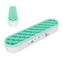 Green Silicone Desktop Brush Storage Box, 5x3.5x21cm