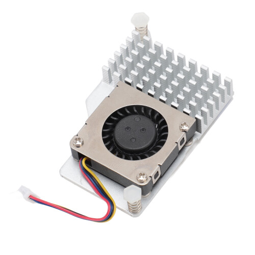 Variable Speed Fan with Metal Heatsink for Raspberry Pi 5 Software Controlled Active Cooler Quiet Durable Cooling Solution 2