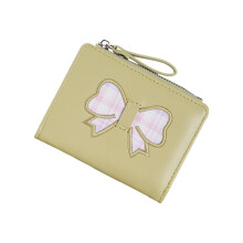 Practical Foldable Wallet For Women PU Leather-Light Green