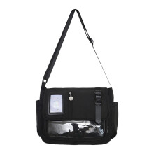Lovely Itabag Clear Crossbody Bag Fashion Shoulder Bag-Black