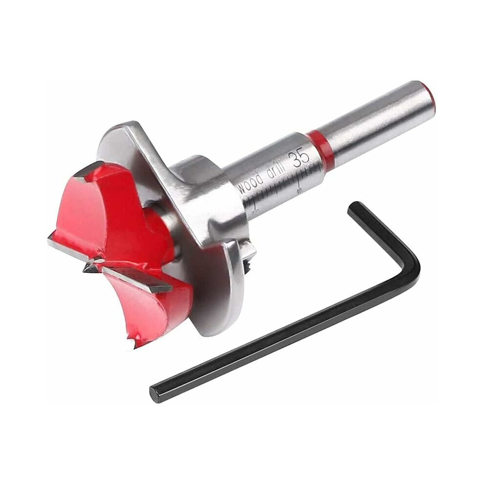 Innovative Woodworking Companion, Tungsten Carbide Forstner Bit For Chip Removal Design And Positioning Plate, Enhancing Efficiency In Wood And 9405630630176