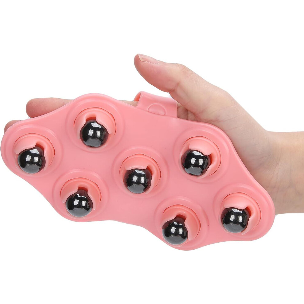 Quality Materials, Wide Application Massage Tool, Palm-Shaped Hand-Held Massager, Reduces Fatigue, Improves Circulation, Portable Lightweight For