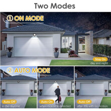 Wireless LED Motion Sensor Light, Battery Operated Outdoor Motion Sensor Light Ultra Bright Cool White, Easy Installation for Patio Yard Garage