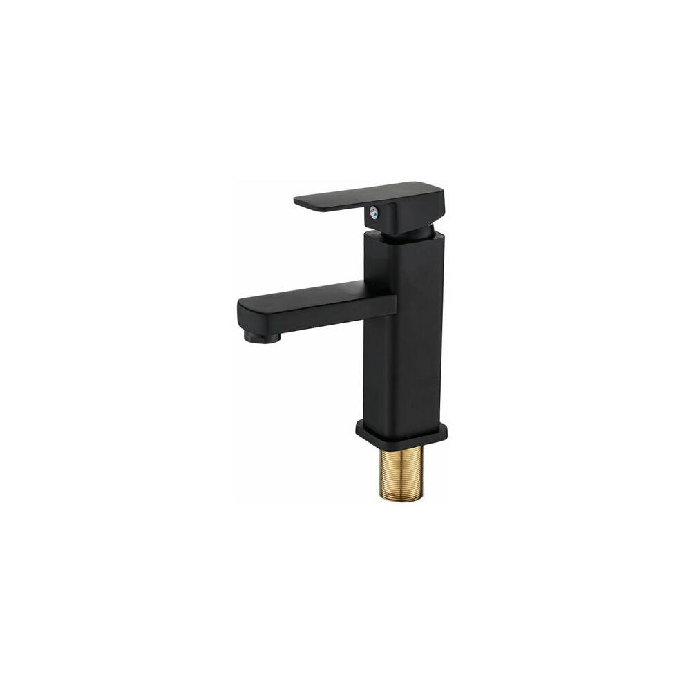 Stylish Bathroom Faucet, Sus304 Stainless Steel Cupc & Lead-Free Nsf Certified Faucet, Mesh Filter Water Outlet Tabletop Single Hole Installation For 9358999334783